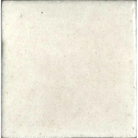 White Solid Plain Tile 2x2 Inch Knobco