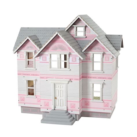Melissa And Doug Classic Heirloom Victorian Wooden Dollhouse White