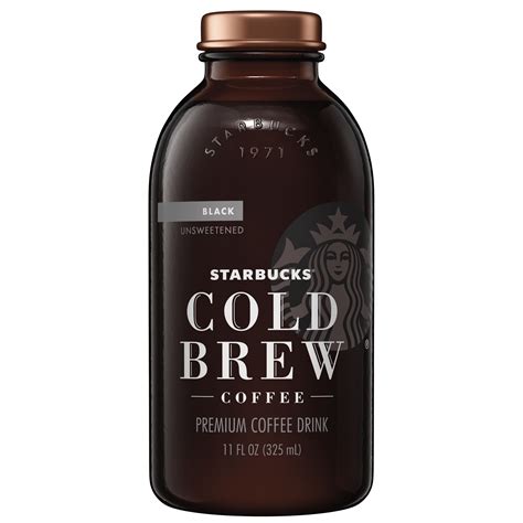 Buy Starbucks Cold Brew Black Unsweetened Coffee 11 Oz 6 Pack