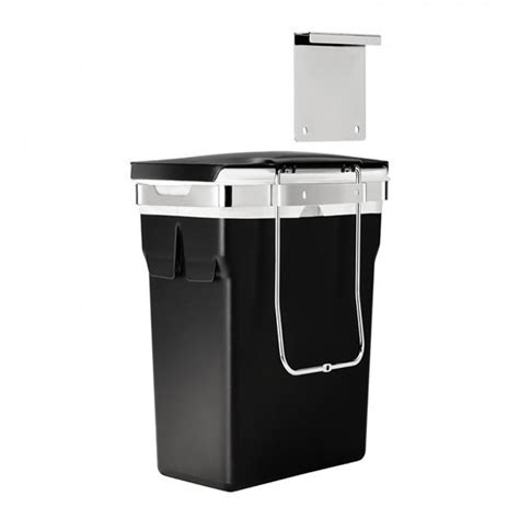 Simplehuman in cupboard bin hooks inside your cupboard door. Simple Human in-Cabinet bin | ecostore.ie Ireland