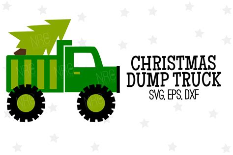 Christmas Dump Truck SVG File