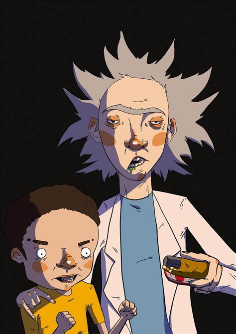 Showing What We Got Rick And Morty Fan Art The Designest Rick And