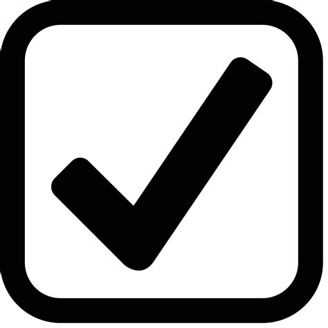 Checked Box Icon 374382 Free Icons Library