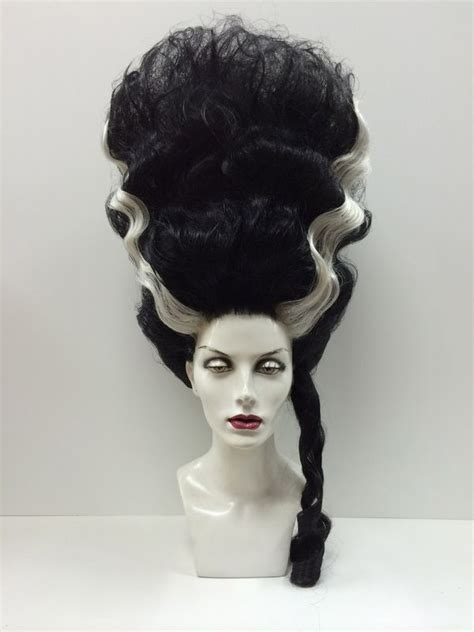 Pin By Banana Sliip On Hair Bride Of Frankenstein Wig Diy Wig Wigs