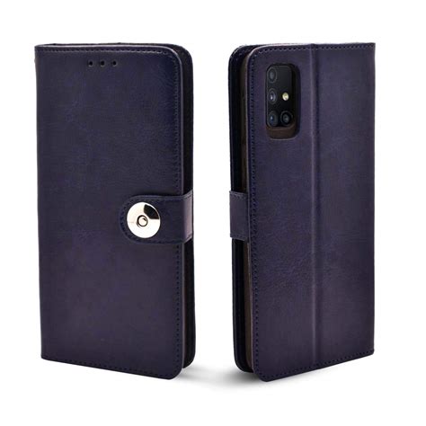 Pikkme Samsung Galaxy M51 Flip Cover Case Leather Flip Back Covers