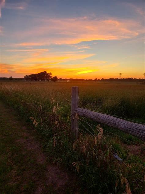 Itap Of A Sunset On Our Farm Itookapicture World Photography Sunset