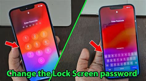 How To Change Iphone Lock Screen Password Youtube