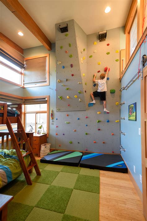 Creative Climbing Walls For The Kids Rooms A More Active Home Interior