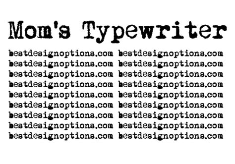 Browse by alphabetical listing, by style, by author or by popularity. Typewriter Fonts: 15 Typefaces for Creating Vintage Designs