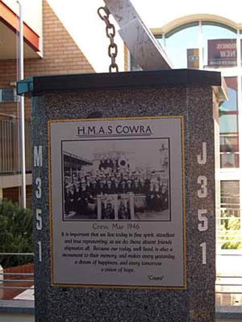 Hmas Cowra Memorial Nsw War Memorials Register