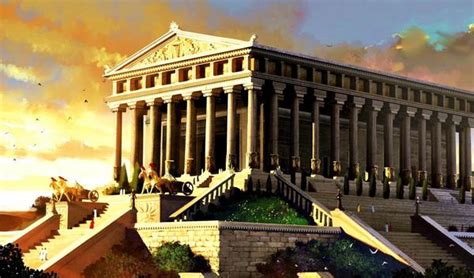 Temple Of Artemis At Ephesus Series Seven Wonders Of