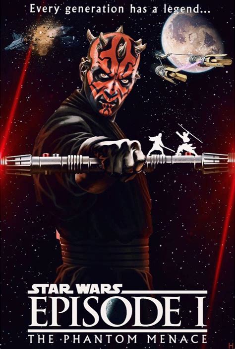 Star Wars Episode I The Phantom Menace Poster By Heave Artist R