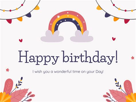 Happy Birthday Template For Powerpoint