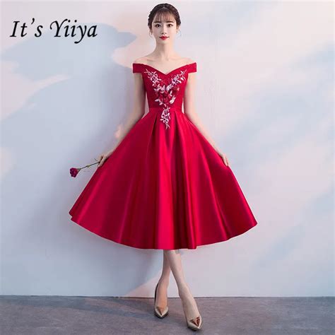 it s yiiya fashion sweetheart prom gowns elegant wine red sleeveless formal dresses h064 in prom
