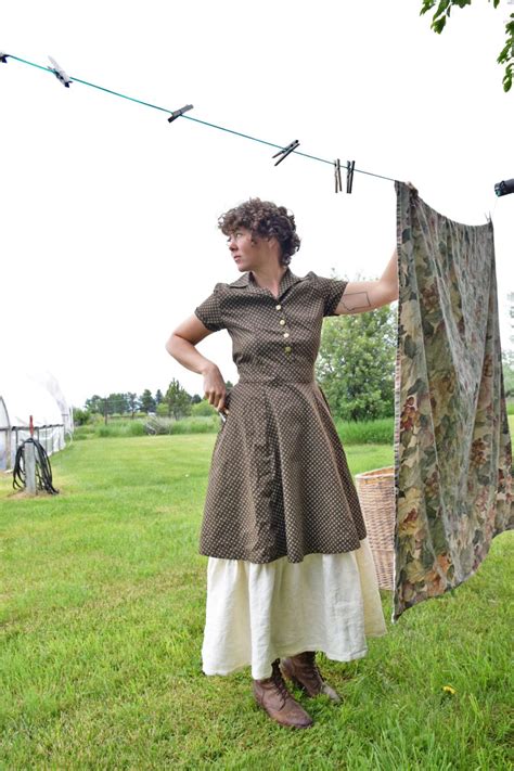 A Modern Prairie Woman American Made Clothing Fashion House Clothes