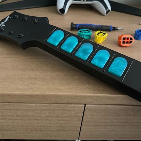Custom Guitar Hero Fret Buttons And Controllers By Sausagemods