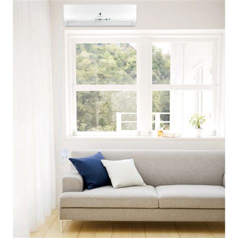 An outdoor unit and an indoor unit. DIY: Installing a Friedrich Breeze Mini-Split Air Conditioner the Easy Way | Sylvane