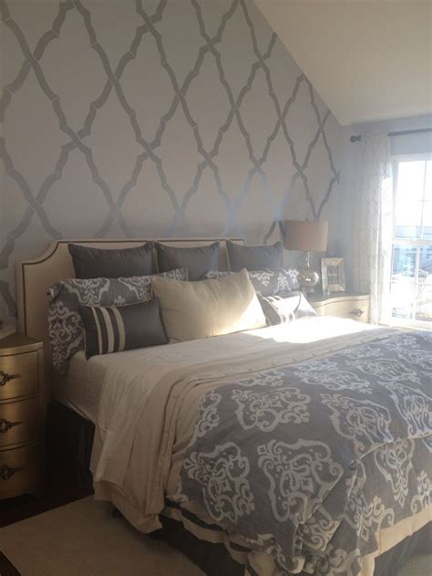 Home Owner Style Master Bedroom With Feature Wall Feature Wall