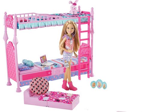 Basic fun pikachu figures character toys. Barbie ® Sisters Sleeptime Bedroom for 3 Furniture