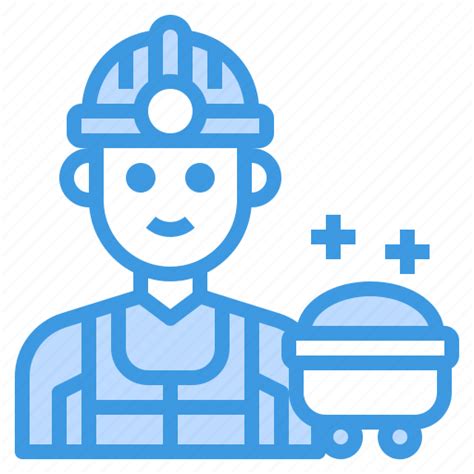 Worker Man Occupation Avatar Mine Icon Download On Iconfinder