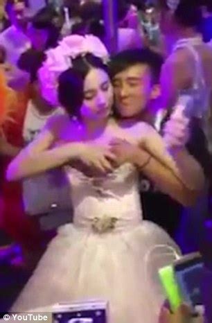 Chinese Newlywed Allows Guests To Molest Her During The Ceremony