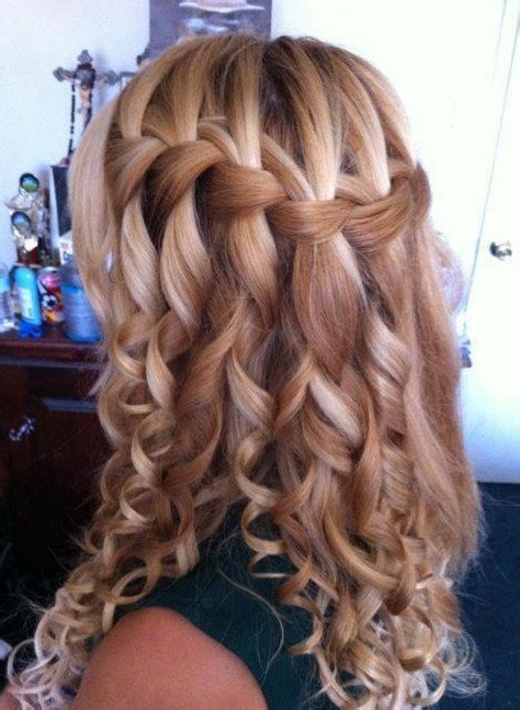 This last step helps securely hold your braid in place. Beautiful Cascade/Waterfall Braid Hairstyles Gallery