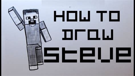 Email a photo of your. Ep. 78 How to draw Minecraft Steve - YouTube
