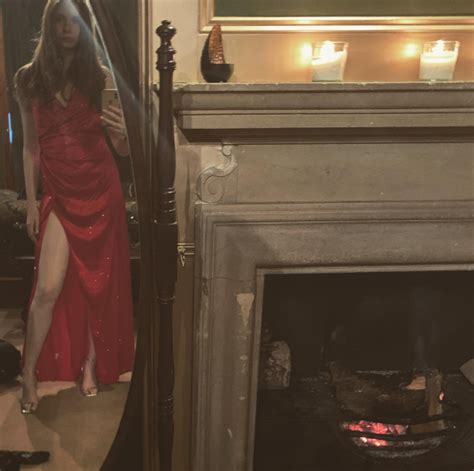 Karen Gillan Shares Smouldering Snap In Slinky Red Dress After Secret Wedding And Fans Are All