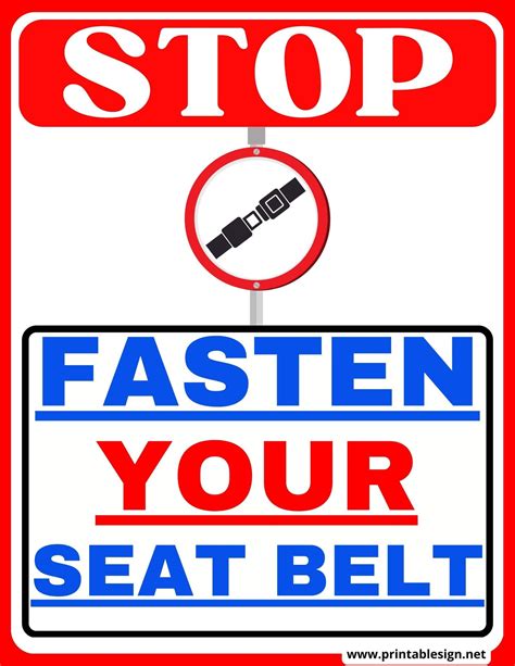 stop fasten seat belt signs free download