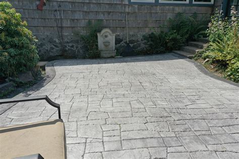 Cobble Stone Stamped Concrete Decorative Concrete Including Stamped