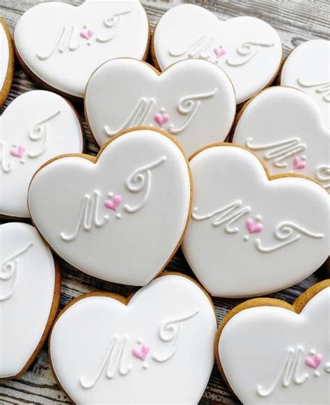 12pcs Decorated Sugar Cookies Wedding Cookies Wedding Party Etsy