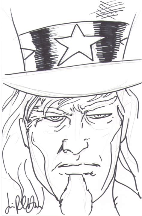 Uncle Sam The Freedom Fighters By Jimmy Palmiotti In Matthew Petersen S Various Sketches