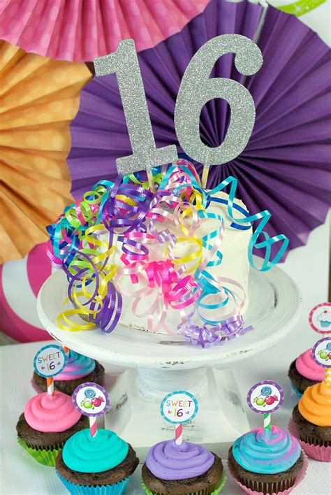 sweet 16 birthday party ideas throw a candy themed party
