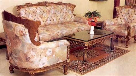 The carving is done with the help of small indigenous tools. Maharaja Bed Mart Sofa Set and Mattress Catalog - YouTube
