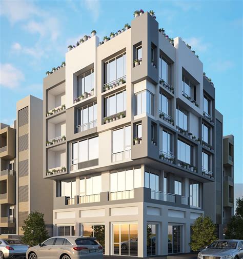 Apartment Building Modern Facades On Behance