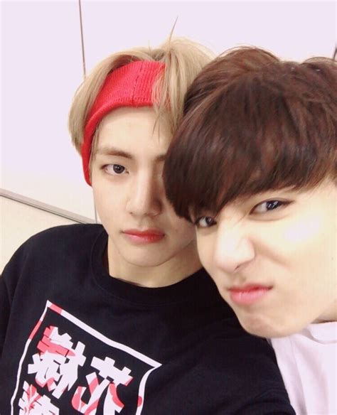 Just 20 Of The Cutest Vkook Selfies V And Jungkook Have Ever Posted Koreaboo