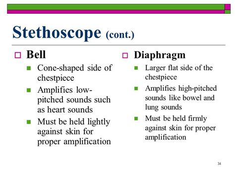 Image Result For Stethoscope Bell Vs Diaphragm