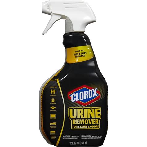 clorox urine remover for stains and odors spray bottle 32 oz urine remover deep cleaning