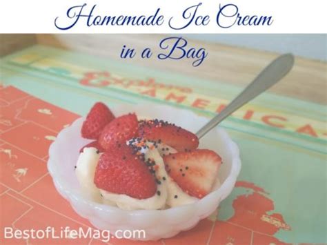 If you are looking for a delicious, creamy vanilla ice. How to Make Ice Cream in a Bag that is Low Fat - The Best of Life® Magazine