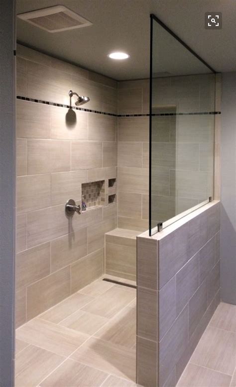 I Like How The Wall Tile And The Floor Tile Are The Same Shower
