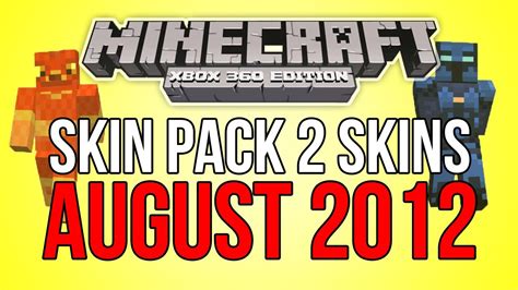 Minecraft Xbox 360 New Skin Pack 2 Skins Revealed Released