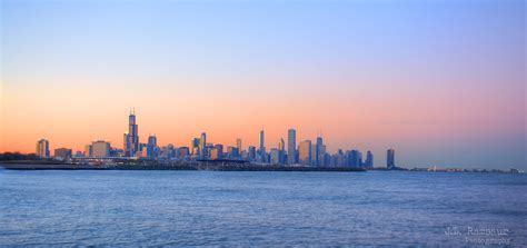 Skyline Sunset Chicago Illinois Sunset Photo Of The Awe Flickr