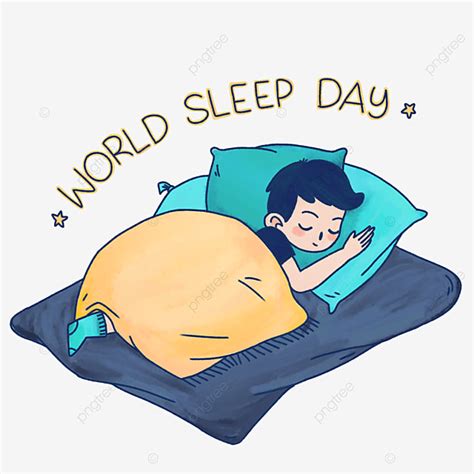 Sleeping Blanket Clipart Transparent Png Hd Boy Sleeping With Yellow