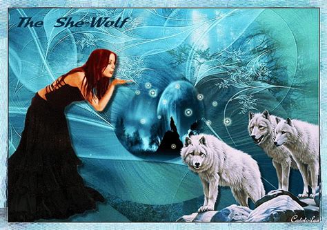 The She Wolf Starshine Wolves Woman Artwork Fairy Hd Wallpaper