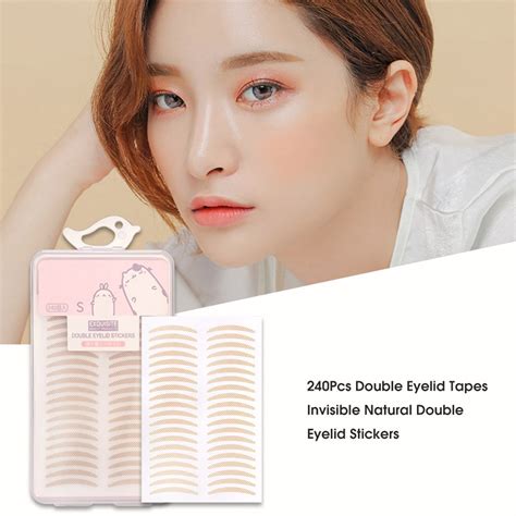 Pcs Double Eyelid Tapes Invisible Natural Double Eyelid Stickers Big