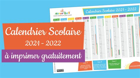 Calendrier Scolaire 2021 2022 Manzabull Dates Des Vacances Par Zone