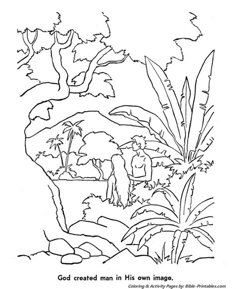 God Creation Coloring Pages Coloring Home