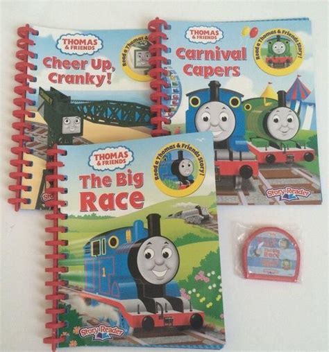 Story Reader Thomas The Train 3 Story Book Library Cartridge Story