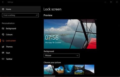 Change The Lock Screen Background In Windows 10 Daves Computers