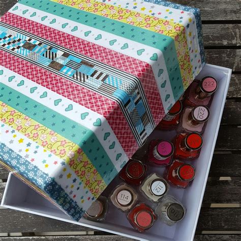Kisten Und Boxen Bekleben Mit Washi Tape Und Weitere Ideen Washi